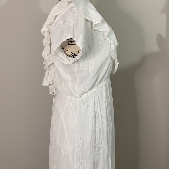 Tropical Morning Maxi Dress AMUSE SOCIETY Color: Casa Blanca Size: S NWOT - Picture 8 of 11